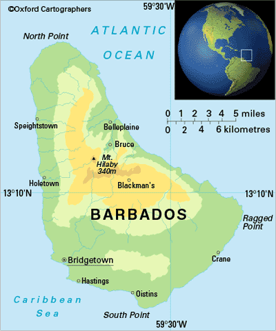 خرائط واعلام بربادوس 2012 -Maps and flags of Barbados 2012