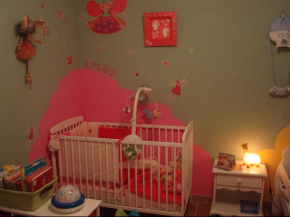 Chambre bébé à dynamiser pb papier peint choix déco Tapisserie theme paris fille